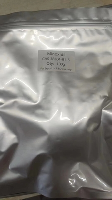 Suministro de fábrica Minoxidil en polvo CAS 38304-91-5 para la pérdida de cabello