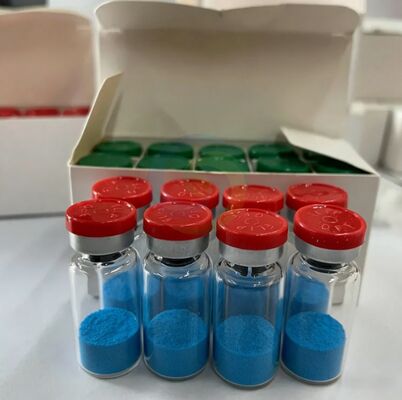 Polvo de Péptido de Cobre Copper Tripeptide 1 de Alta Pureza para Investigación, Material de Tripéptido de Cobre-1, Estructura Peptídica Estable, Polvo Azul ≥99% Grado de Laboratorio