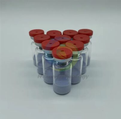 Polvo de Péptido de Cobre GHK-Cu de Alta Pureza para Investigación en Cuidado de la Piel, Materia Prima de Cobre Tripéptido-1, Compuesto Peptídico Azul Estable, Pureza ≥99%