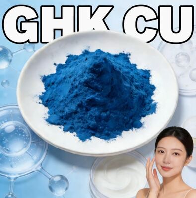 High Purity ≥99% GHK-Cu Powder Copper Tripeptide-1 Promotes Collagen Production Reduces Wrinkles for Skin Repair