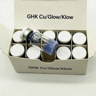 Polvo liofilizado de Copper Tripeptide 1 de alta pureza, viales de 100 mg para investigación de reparación de la piel y formulación cosmética