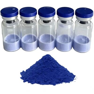 Péptido de Cobre Copper Tripeptide 1 Liofilizado Estable 50mg 100mg Viales Con ≥99% de Pureza Para Investigación de Laboratorio de Cuidado de la Piel