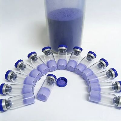 Investigación GHK-Cu Peptido de Cobre Vial liofilizado 100 mg Para Peptido Cosmético