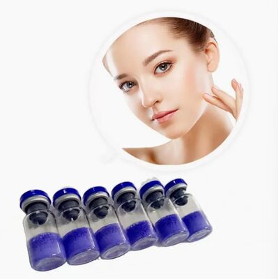 Péptido de cobre antienvejecimiento GHK-Cu en polvo CAS 49557-75-7 para formulaciones cosméticas