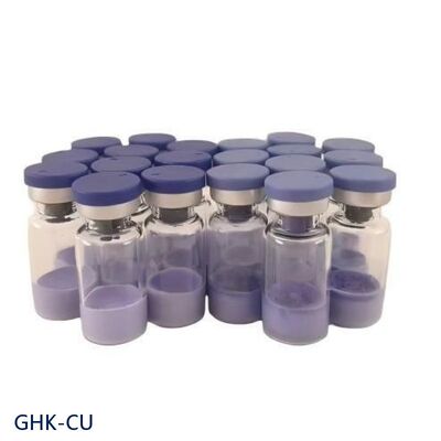 Polvo de Péptido de Cobre GHK-Cu de Alta Pureza para Investigación en Cuidado de la Piel | Material Cosmético de Tripéptido de Cobre-1 | Péptido Azul Estable | ≥99% de Pureza
