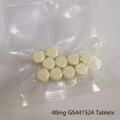 40 mg GS-441524 Comprimidos orales para la peritonitis infecciosa felina Fórmula antiviral veterinaria estable