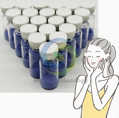 Viales de péptidos liofilizados GHK-Cu de grado de investigación 50 mg 100 mg para desarrollo cosmético