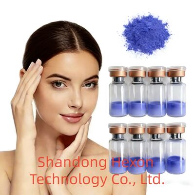 Copper Tripeptide 1 péptido de alta pureza en polvo CAS 49557-75-7 Peptido de cobre materia prima para formulaciones para el cuidado de la piel y antienvejecimiento