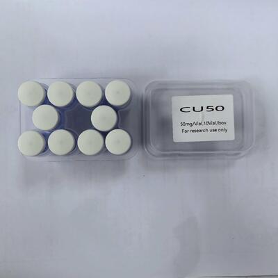 GHK-Cu de alta pureza Peptido de cobre en polvo para el cuidado de la piel Innovación Tripeptídeo de cobre-1 Ingrediente cosmético Complejo de péptidos azules Material de investigación estable