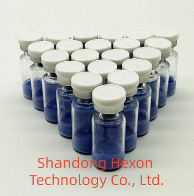 99% de pureza GHK-Cu péptido de cobre 100 mg x10 Vial Caja CAS 89030-95-5 Investigación