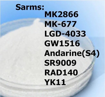 Aumentos del músculo del polvo GW-0742 de Ostarine Mk-2866 Sarms del nitrógeno de la balanza